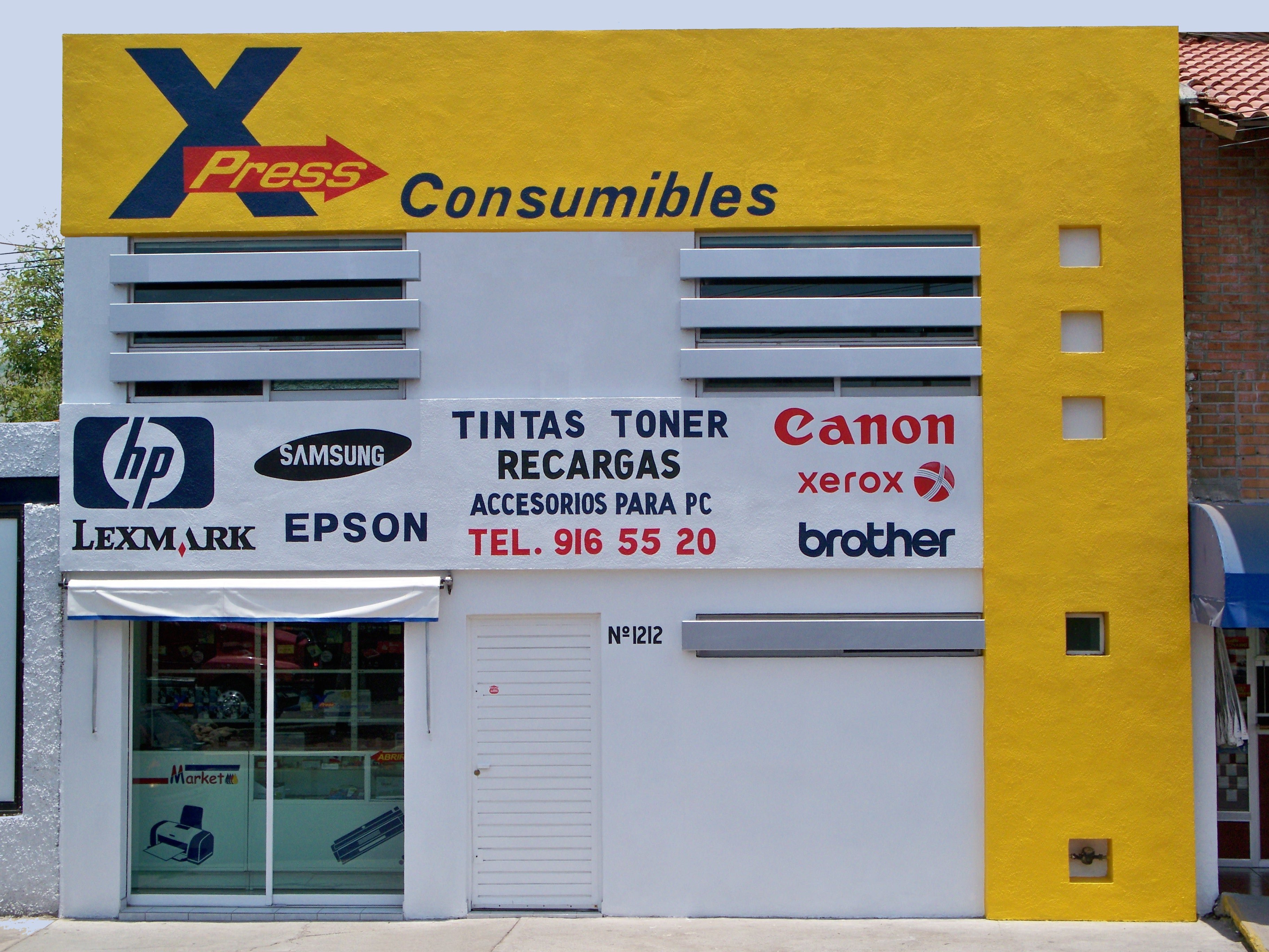 Fachada x-press consumibles